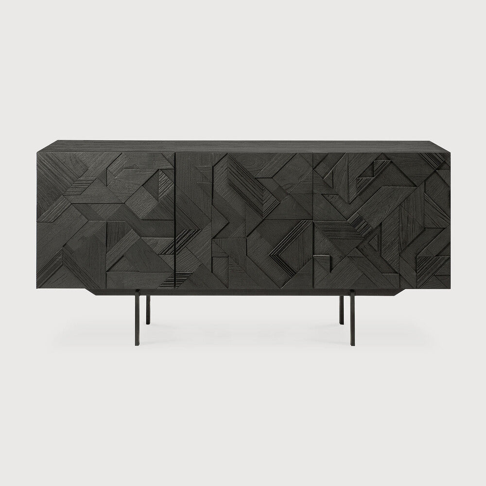 Ethnicraft | Graphic Sideboard | 3 Doors 66 x 17.5 x 31.5