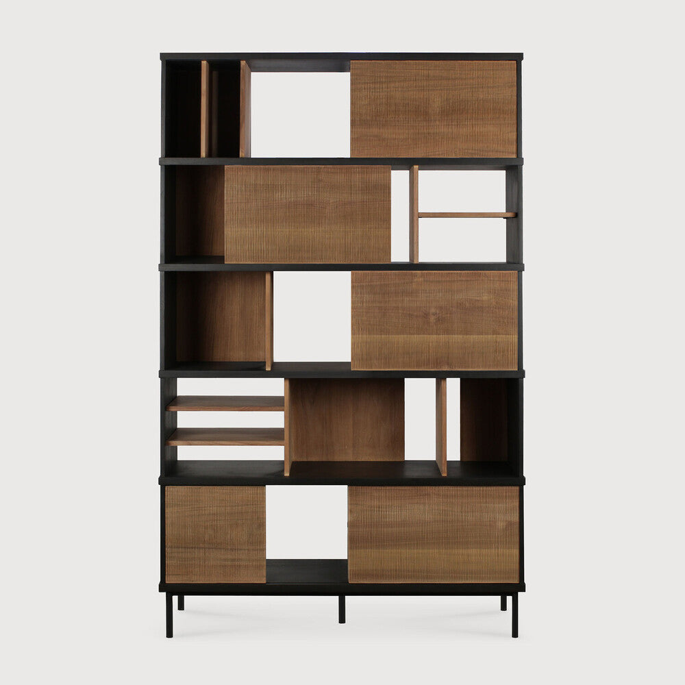 Ethnicraft | Oscar Rack | 5 Sliding Doors 47 x 15.5 x 77