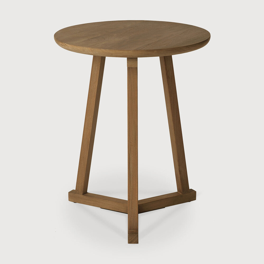 Ethnicraft | Tripod Side Table 18 x 18 x 22