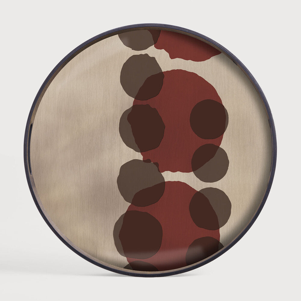Ethnicraft | Layered Dots Tray S 19 x 19 x 1.5
