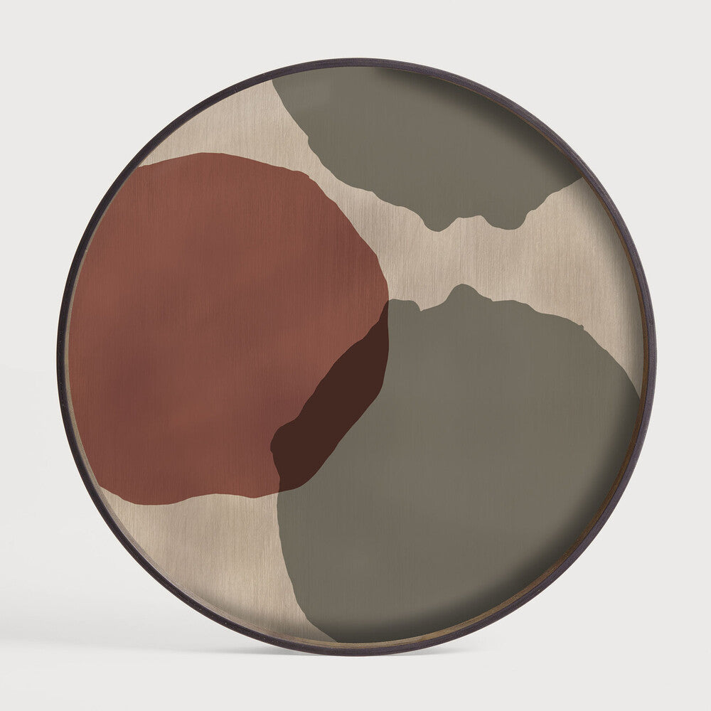 Ethnicraft | Overlapping Dots Tray L 24 x 24 x 1.5