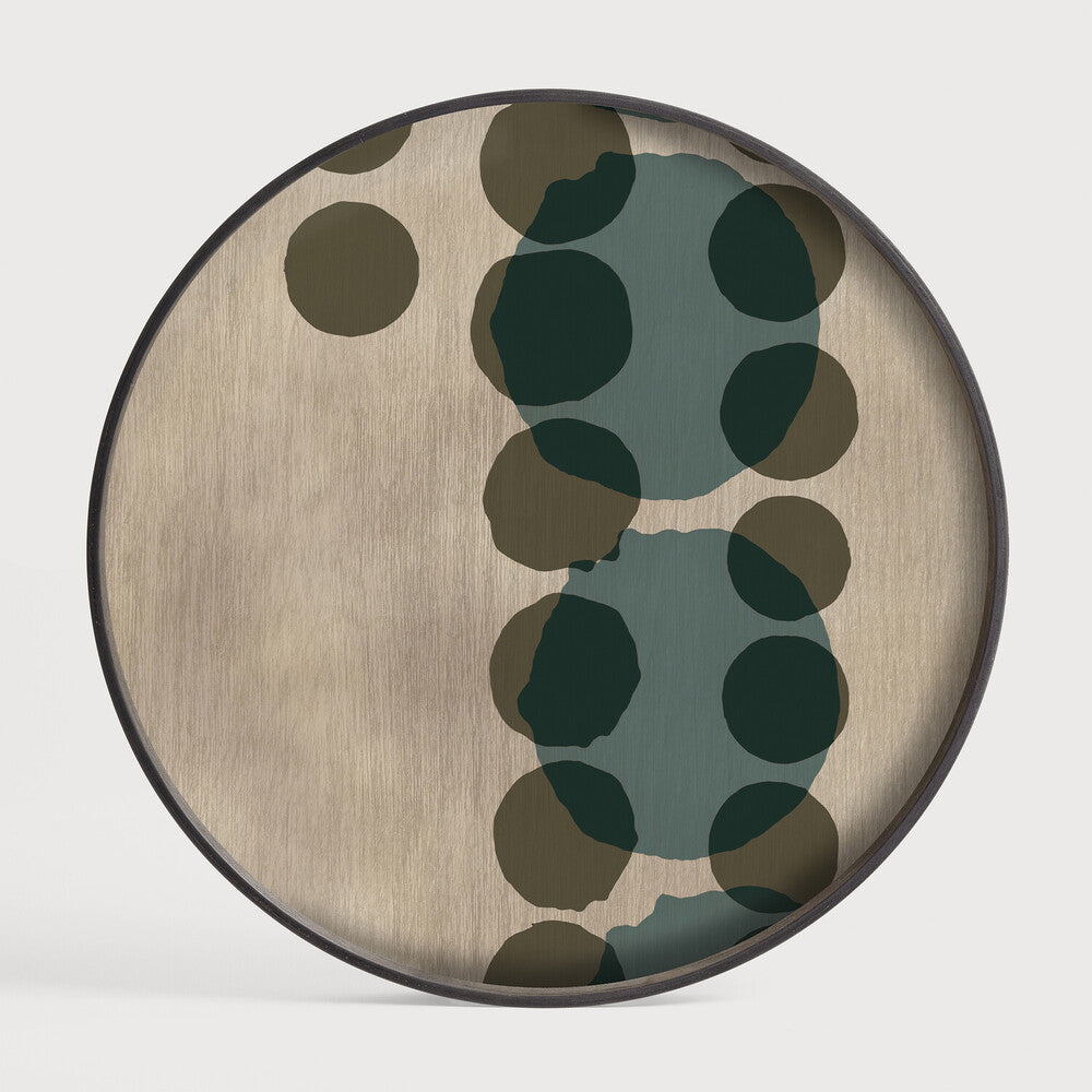 Ethnicraft | Layered Dots Tray L 24 x 24 x 1.5