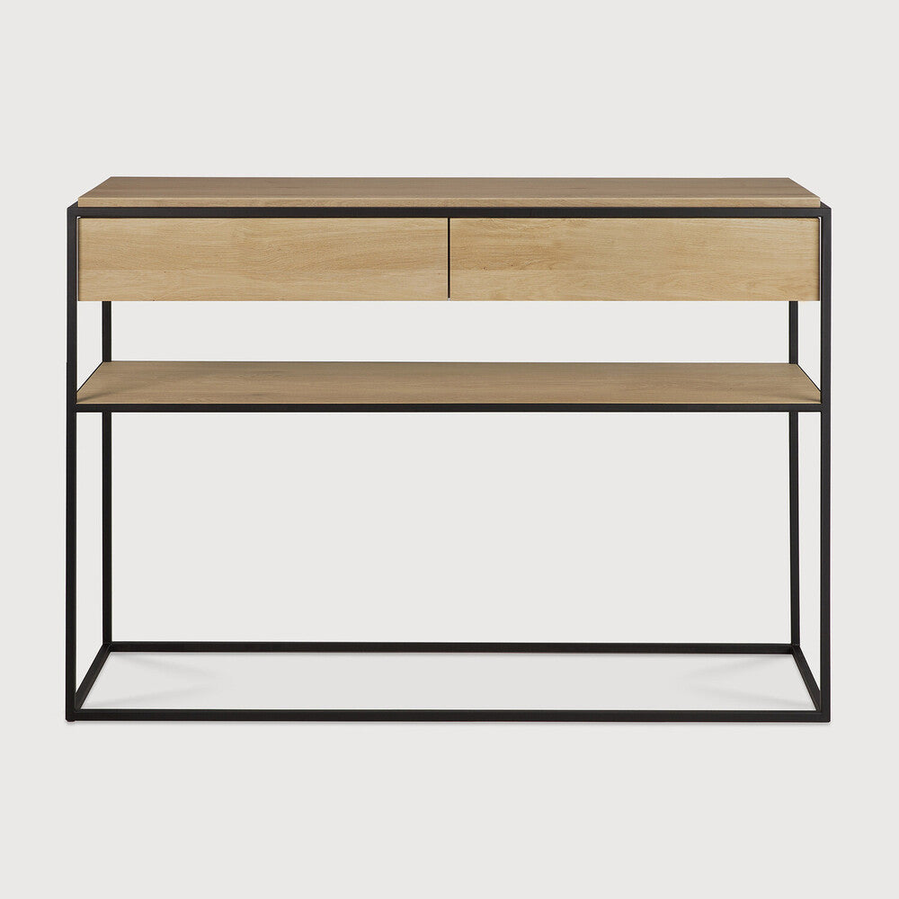 Ethnicraft | Monolit Console | 2 Drawers 48 x 15.5 x 33.5