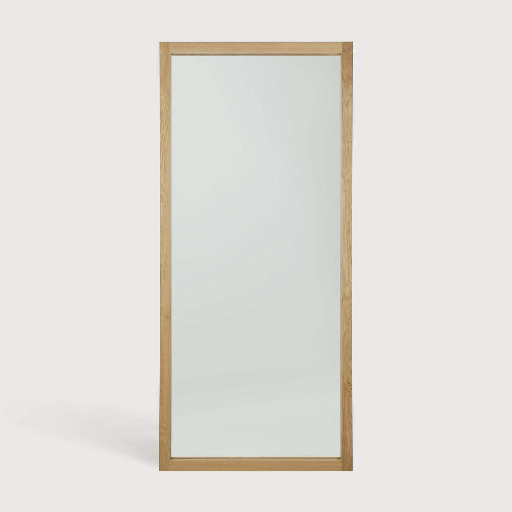 Ethnicraft | Light Frame Floor Mirror 35.5 x 2 x 78.5