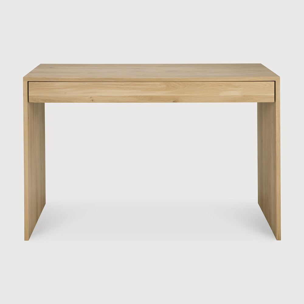 Ethnicraft | Wave Desk | 1 Drawer  47 x 23.5 x 30.5