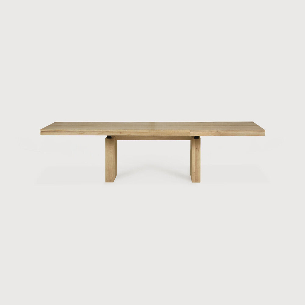 Ethnicraft | Double Extendable Dining Table 78.5/118 x 39.5 x 30