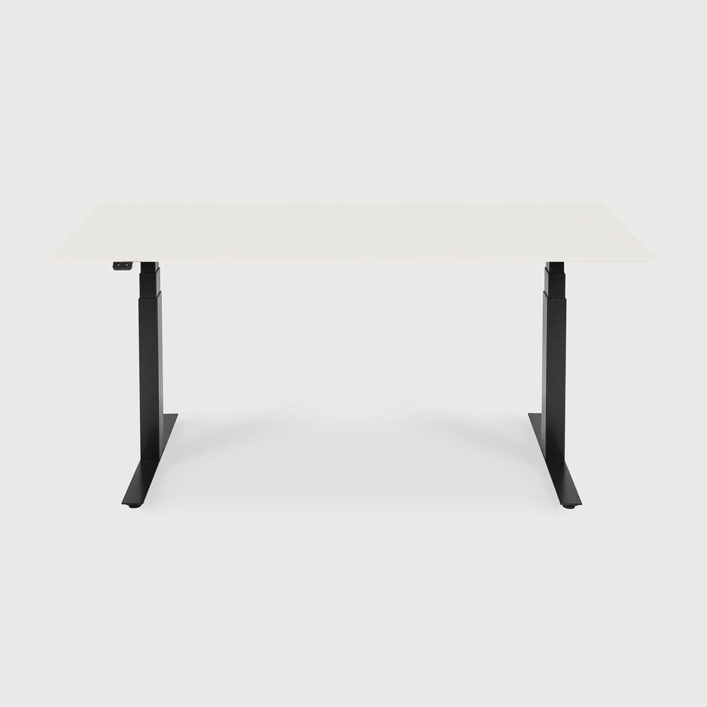 Ethnicraft | Bok Adjustable Desk Base 55 x 27.5 x 25/51