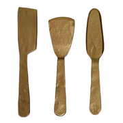 Ibsen Cheese Tools, Brass - Set of 3 - Antique Brass