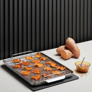 Milo Stainless Steel Half Sheet Pan with rack - Oven & BBQ