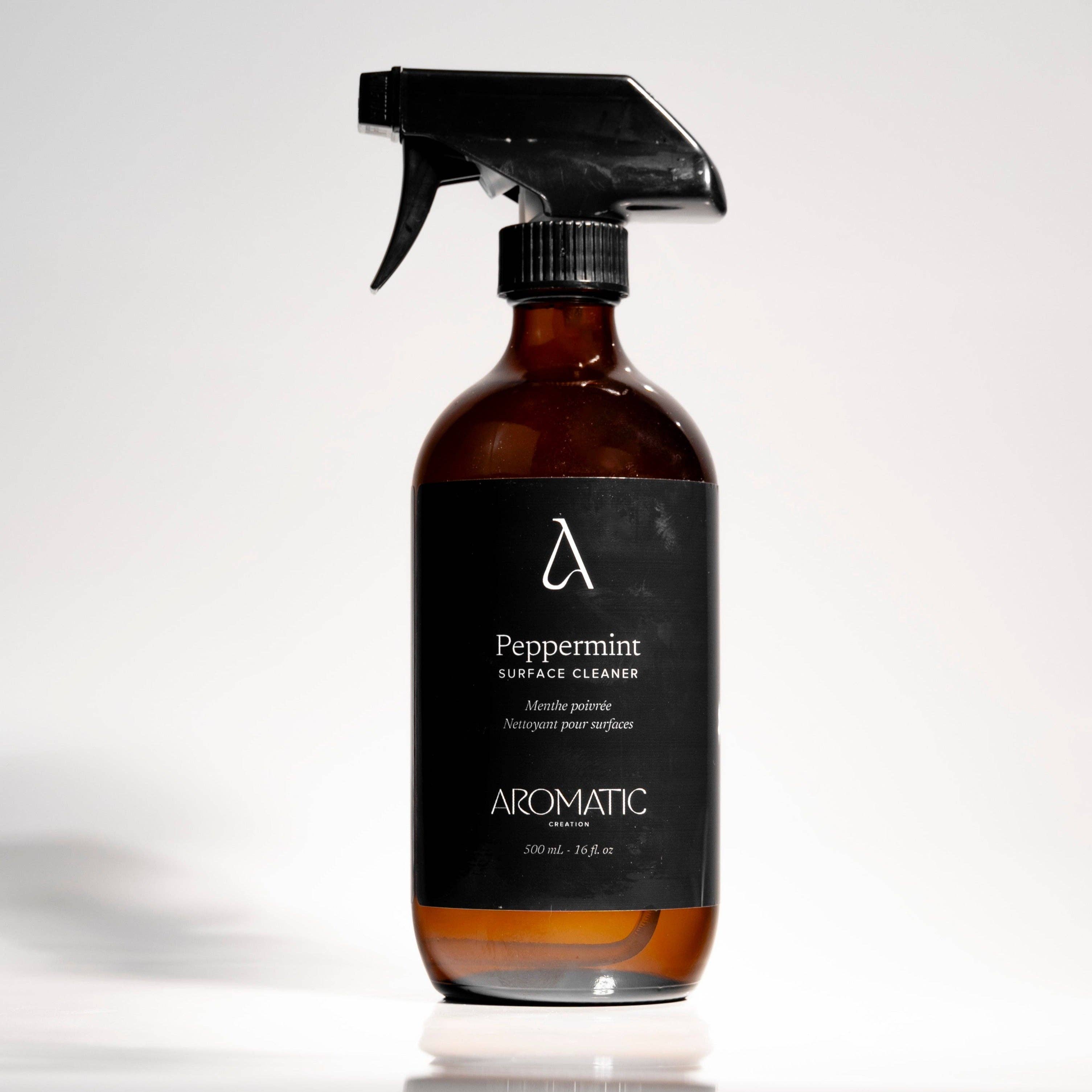 Peppermint Surface Cleaner 500 mL (16 fl. oz) Glass Bottle