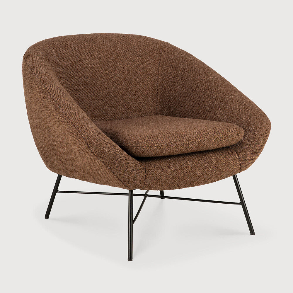 Ethnicraft | Barrow Lounge Chair 32 x 31 x 28