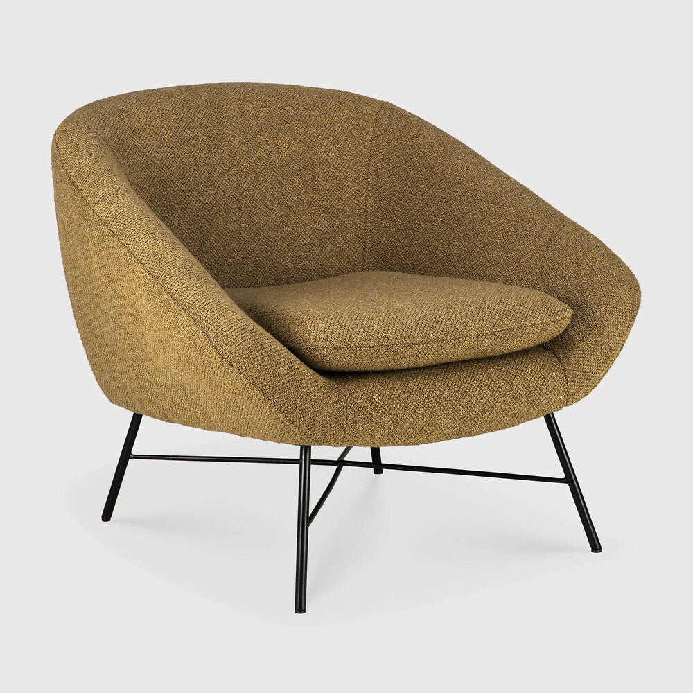 Ethnicraft | Barrow Lounge Chair 32 x 31 x 28