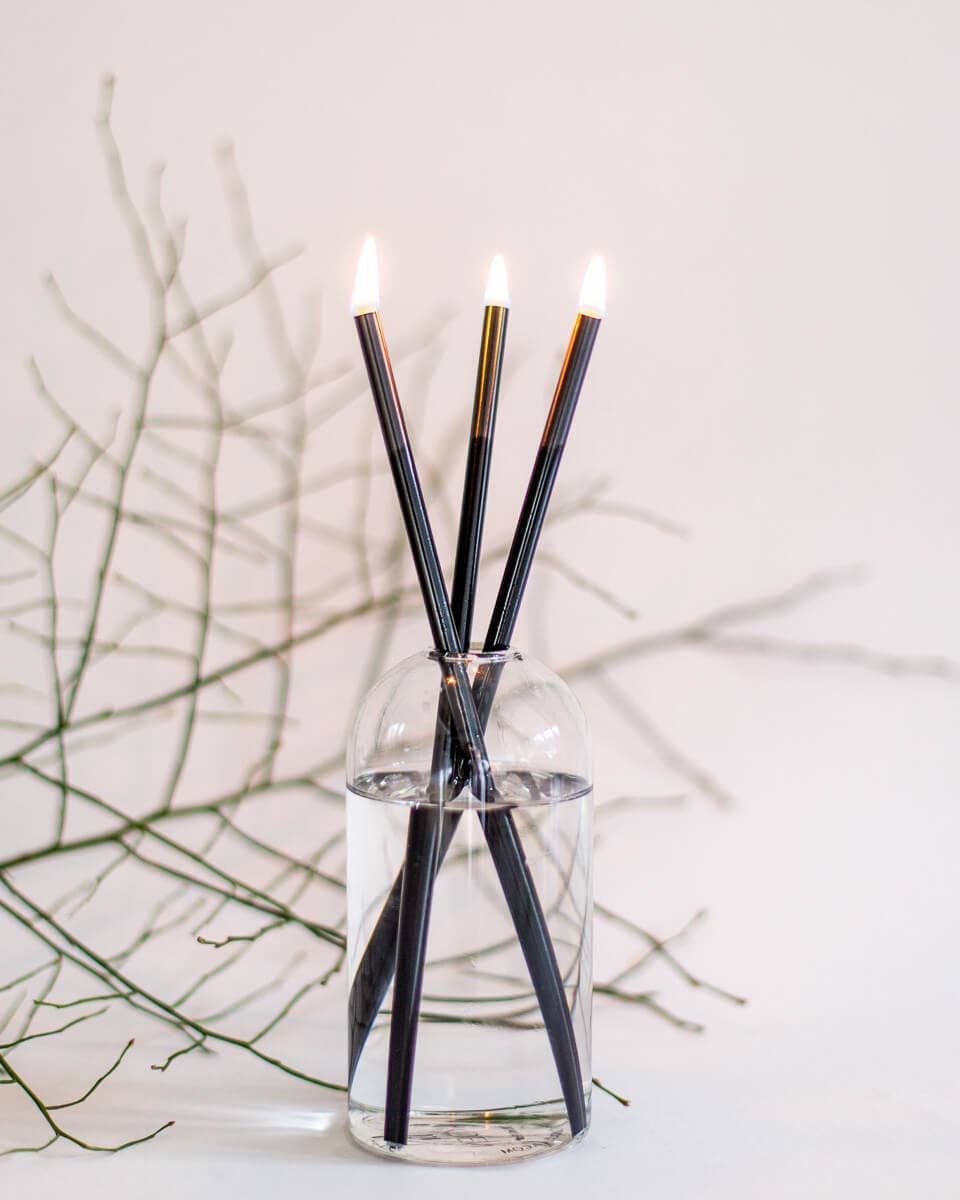 Black Everlasting Candles