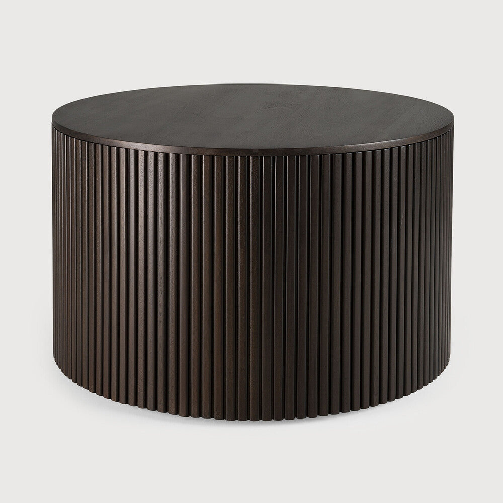Ethnicraft | Roller Max Coffee Table | Removable Cover 23.5 x 23.5 x 14.5