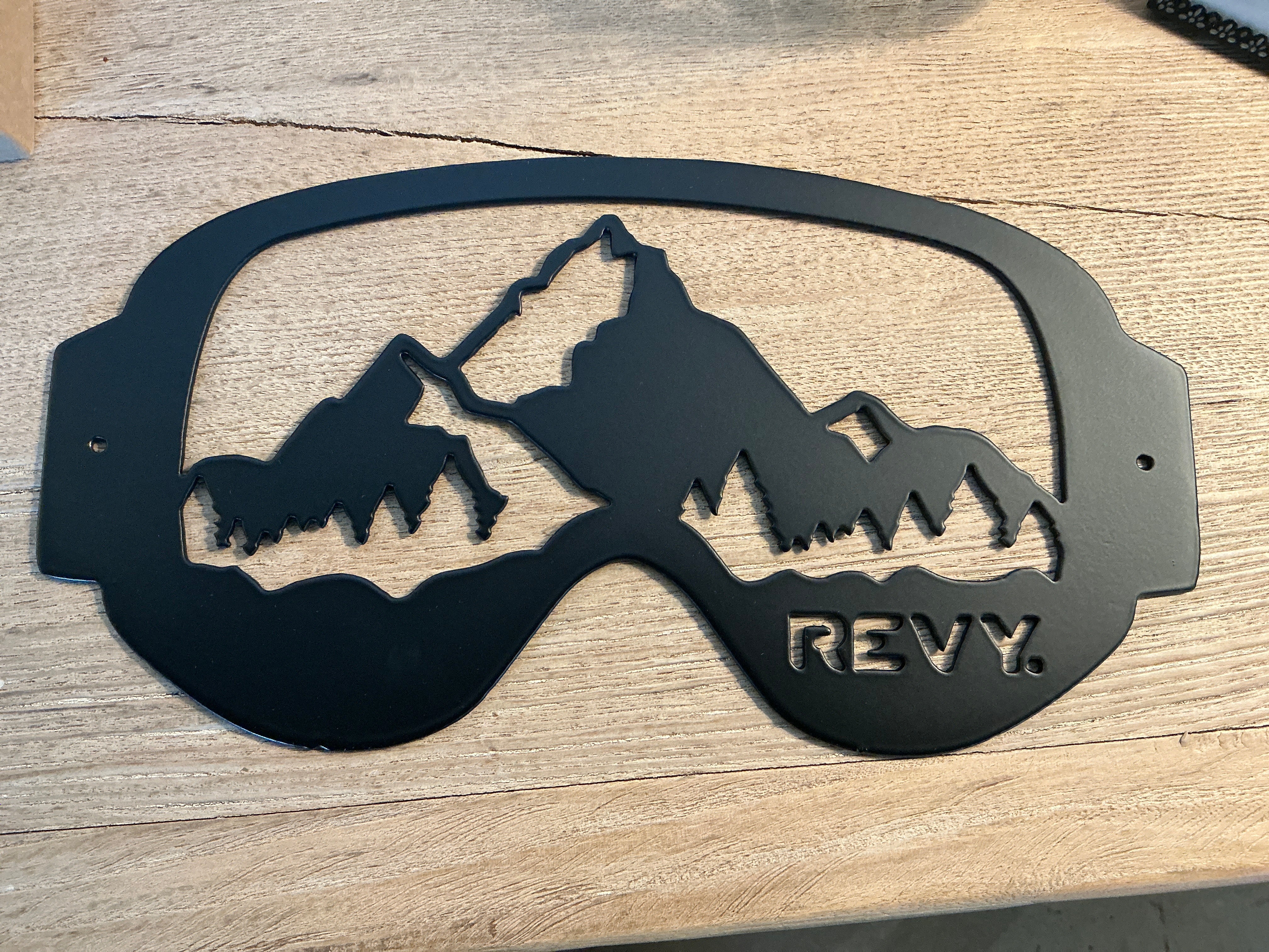 Revelstoke Ski Mask Decor