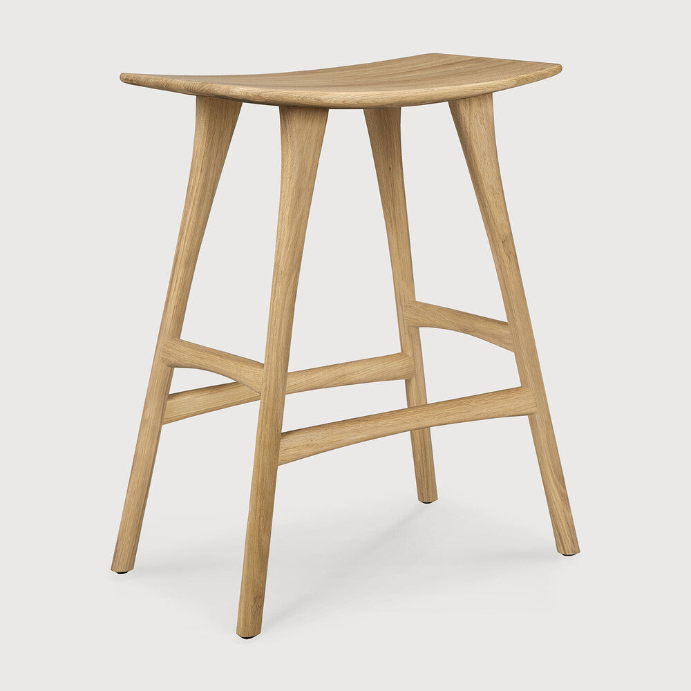 Ethnicraft | Osso Stool 22.5 x 13 x 26.5