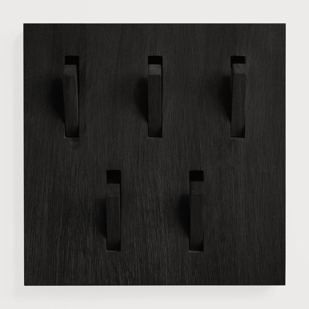Ethnicraft | Utilitile Wall Hanger | 5 Hangers 15.5 x 1.5 x 15.5