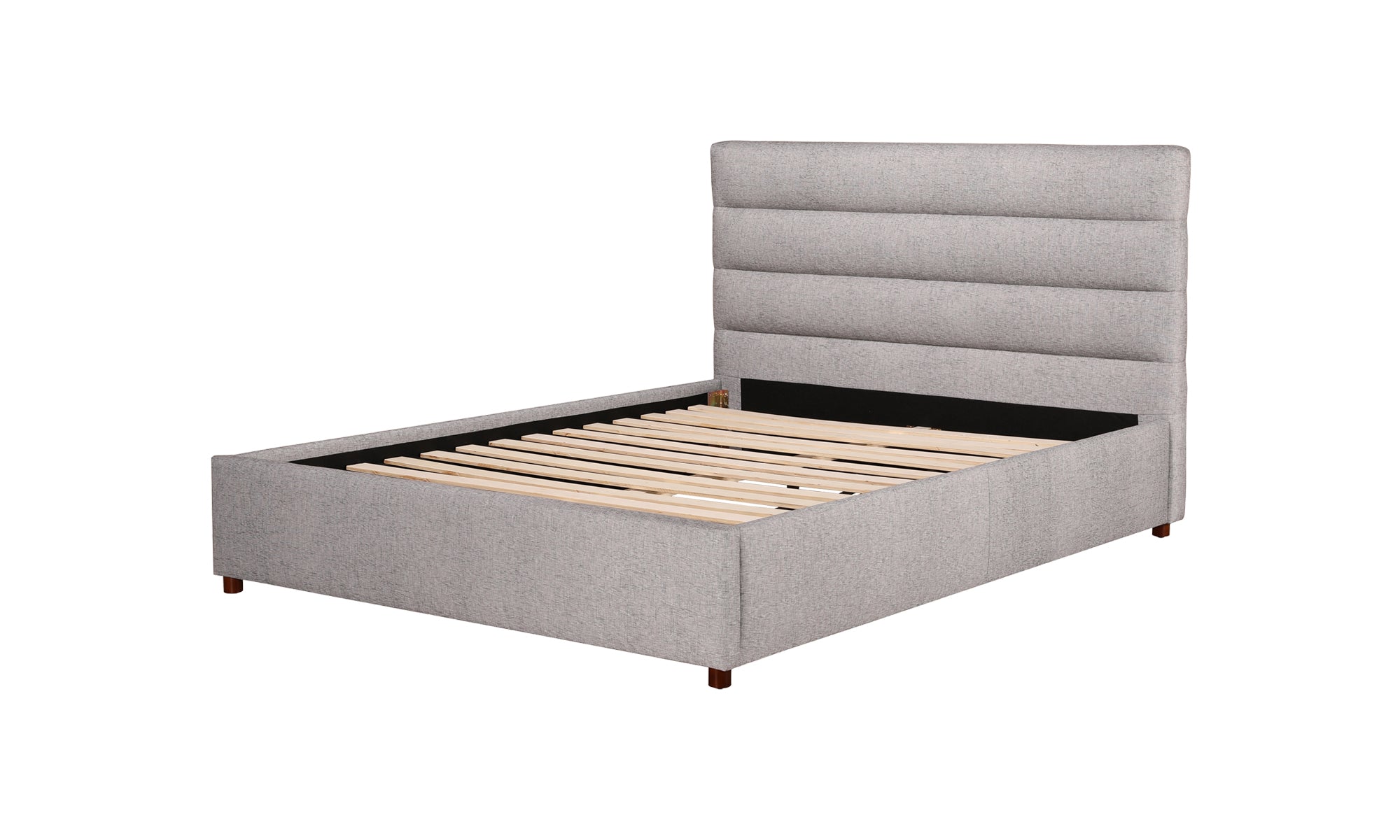 Takio Queen Bed -Light Grey