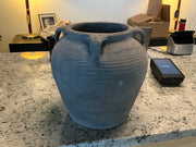 Vintage Grey Pot With Handles