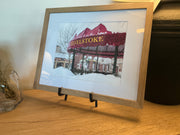 Revelstoke Image Watercolour Print by Vincent Schnabl