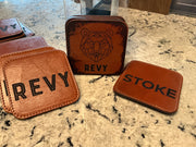 Revy Leather Coasters - 3 Option