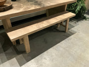 Vintage Elm Wood Bench