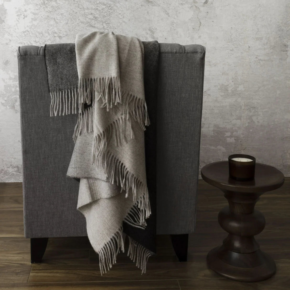 Aria 100% Baby Alpaca Throw