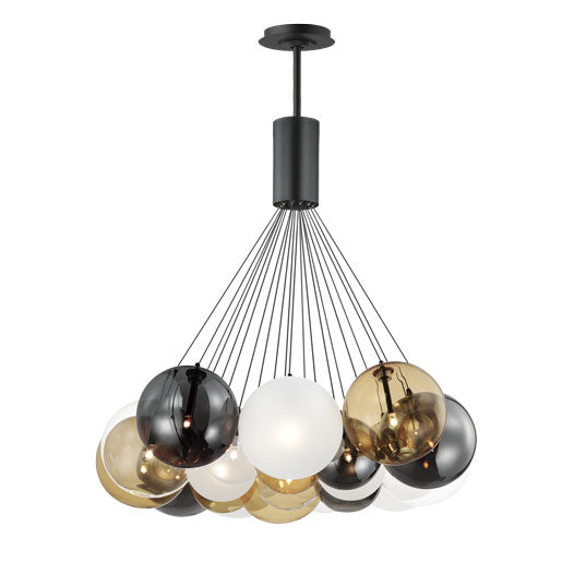 Burst | Multi-Coloured Glass Chandeliere