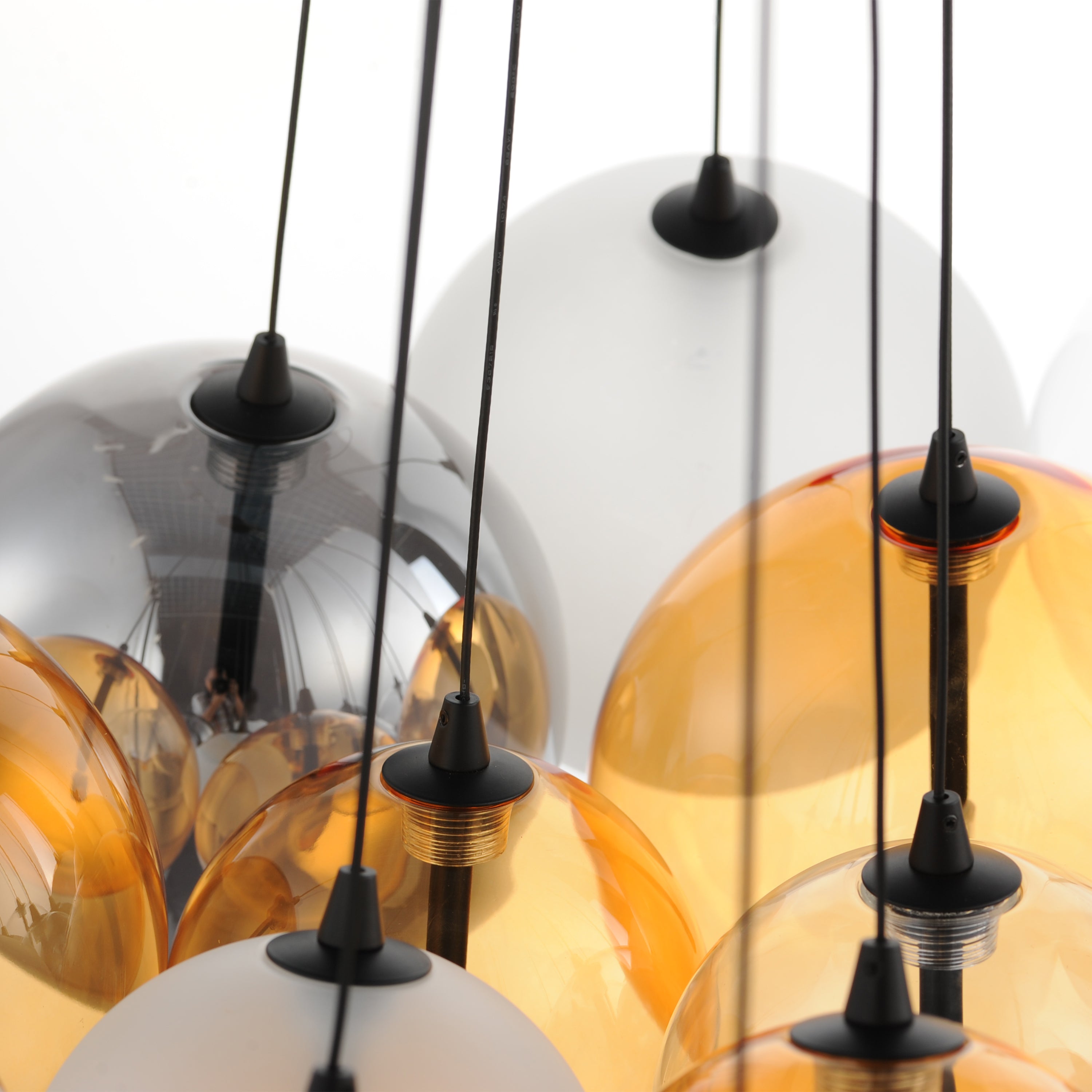 Burst | Multi-Coloured Glass Chandeliere