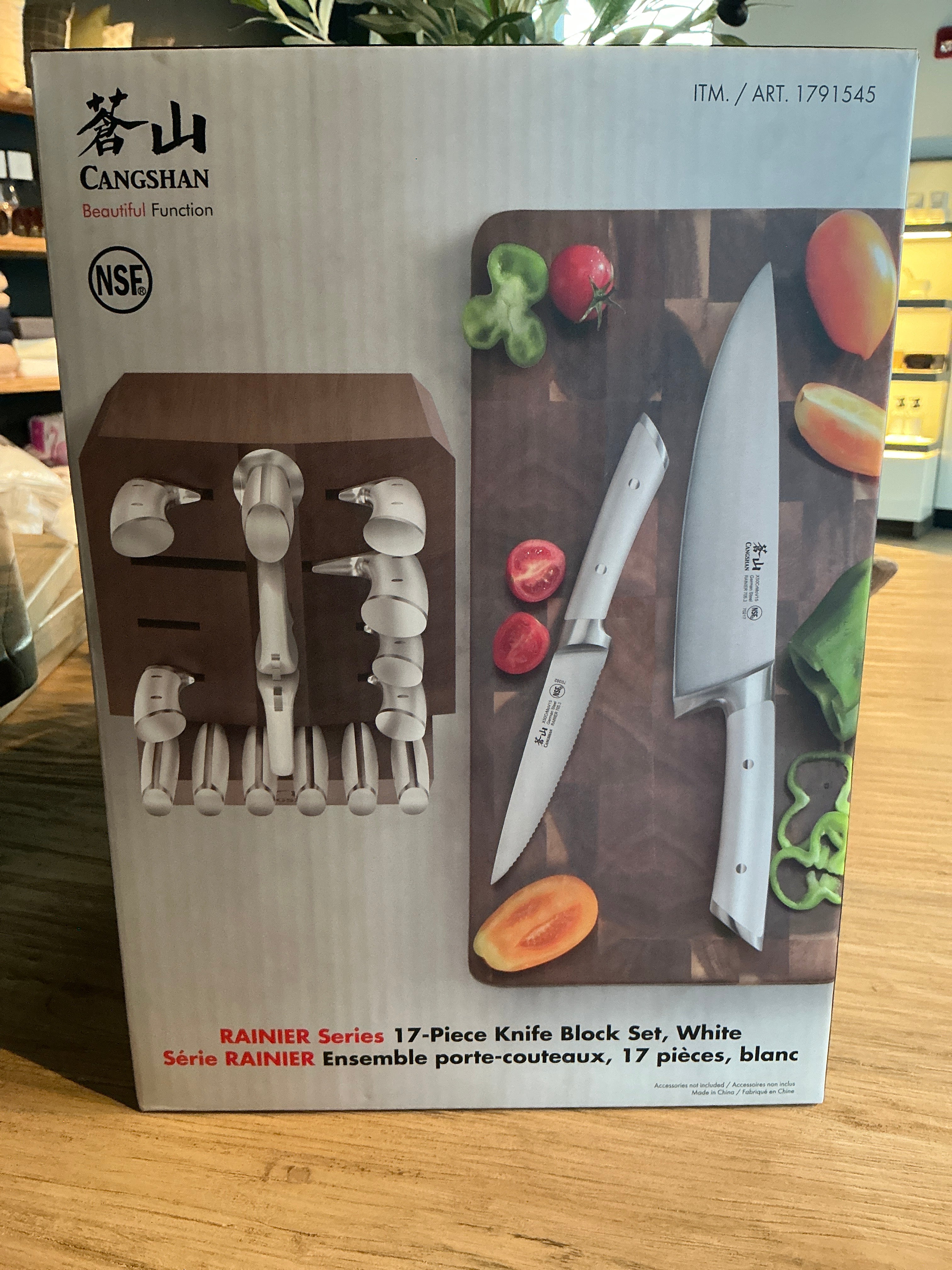 Cangshan 17-Piece Knife Set -Rainier Series