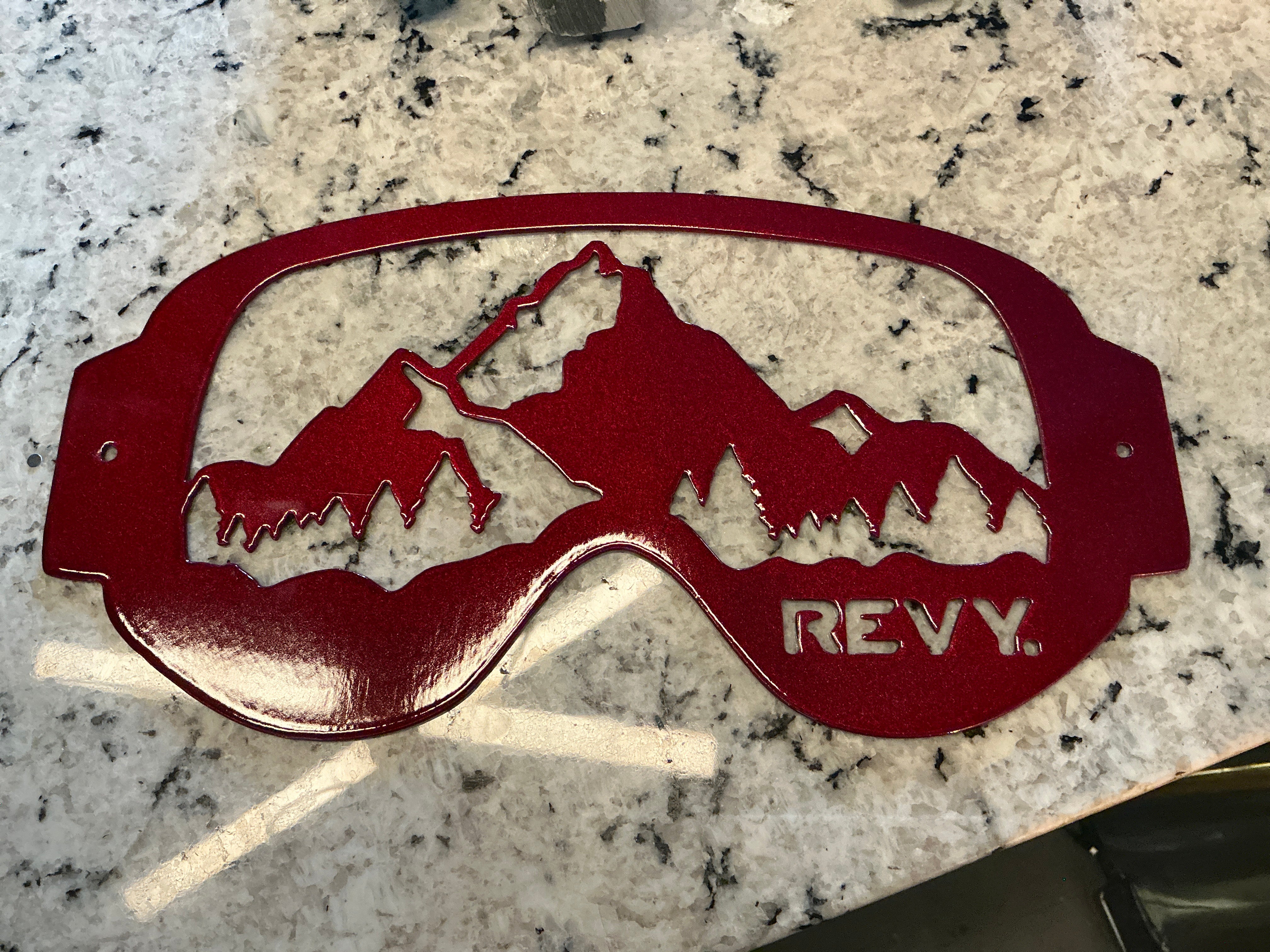 Revelstoke Ski Mask Decor