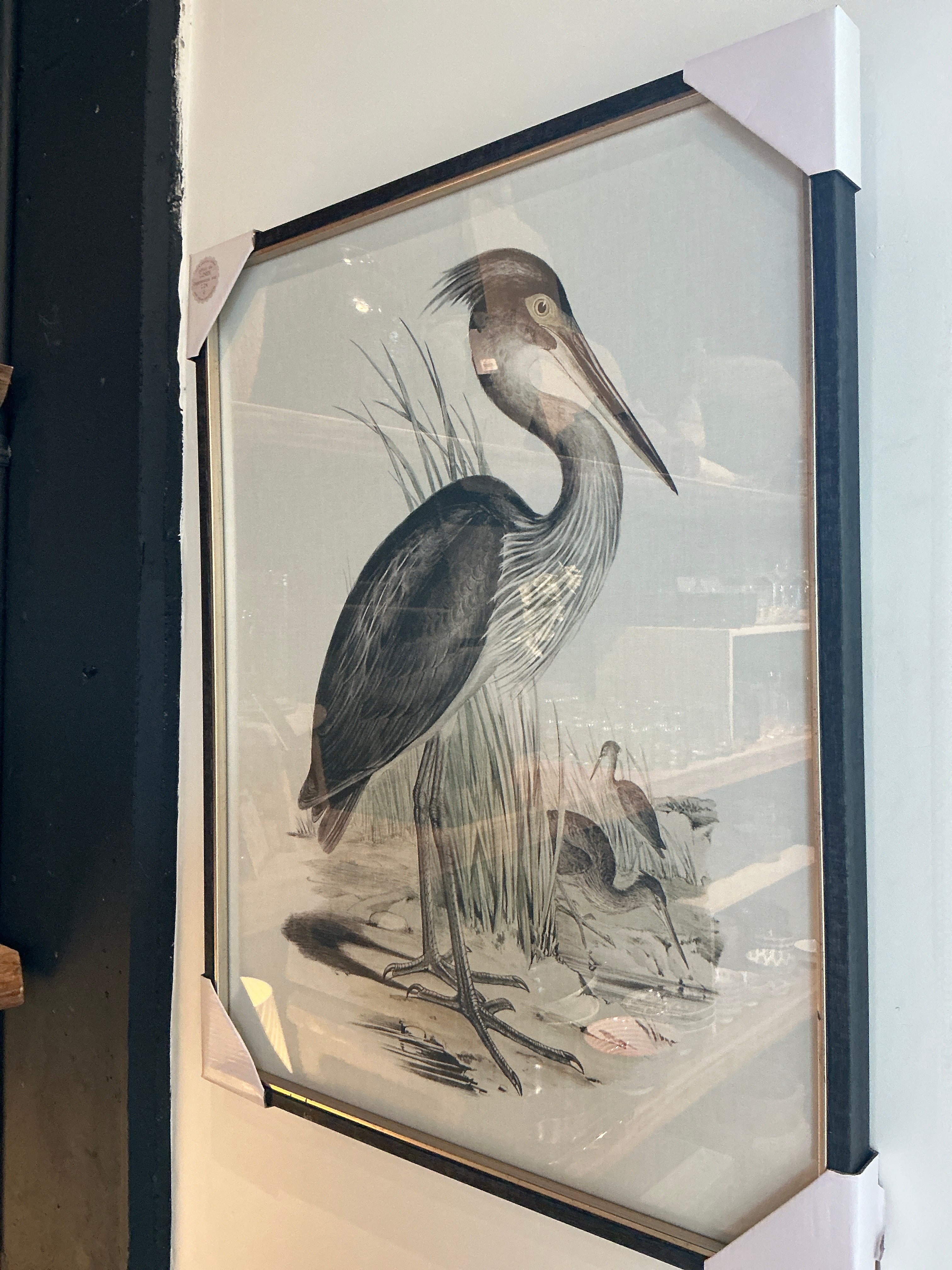 Blue Heron Framed Art