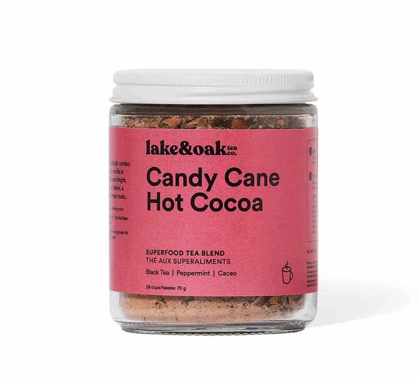 Candy Cane Hot Cocoa Superfood Tea Blend