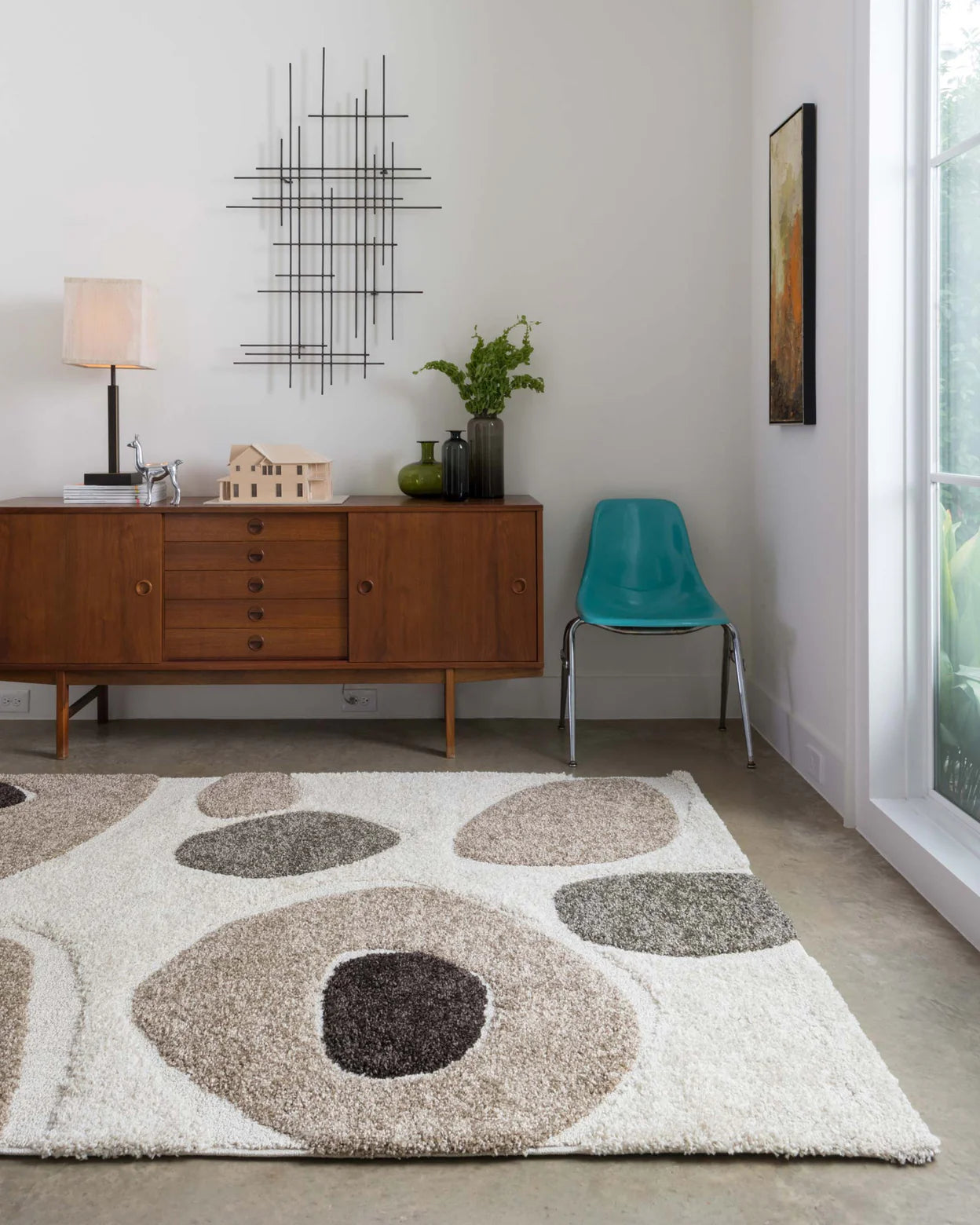 Enchant-04 Ivory/Multi 7'-7" x 7'-7" Square