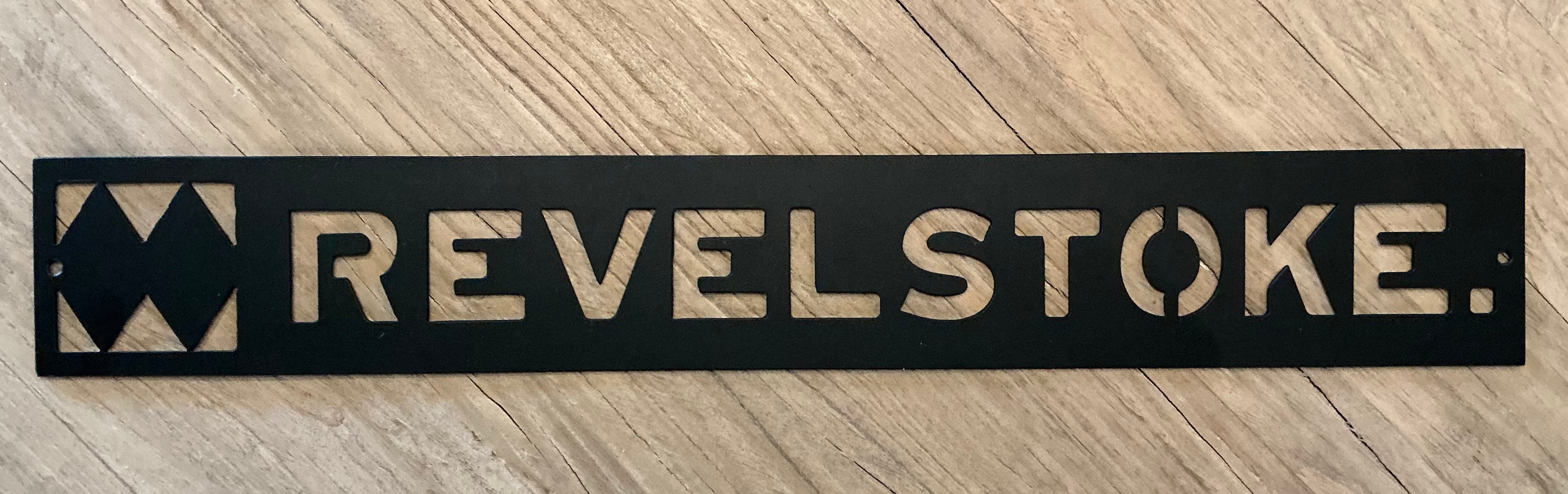 Revelstoke Trail Sign -Metal