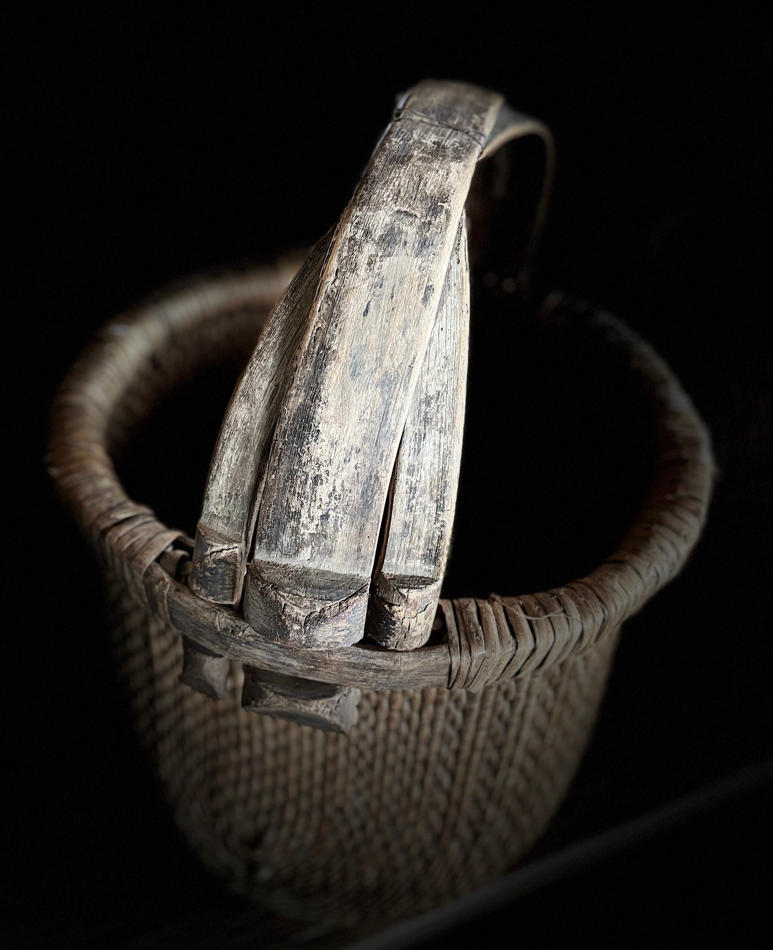 Vintage Basket with Handle