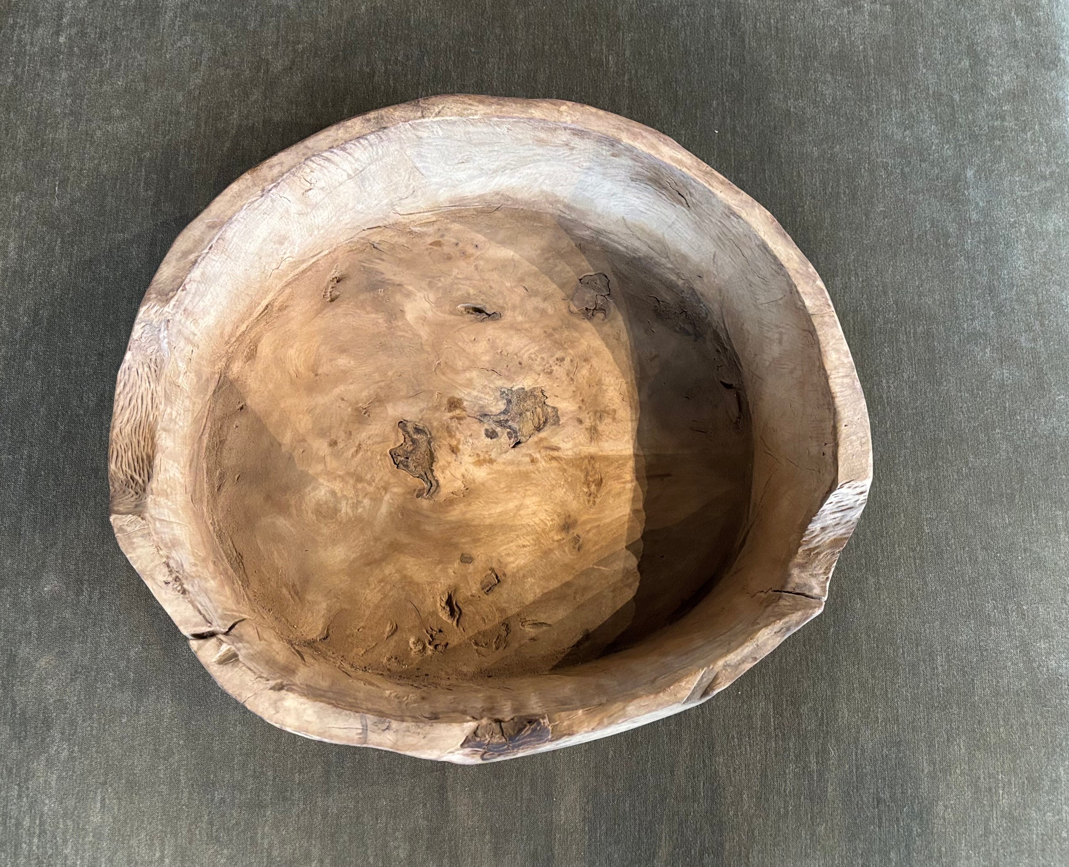 Vintage Wood Basin -Large