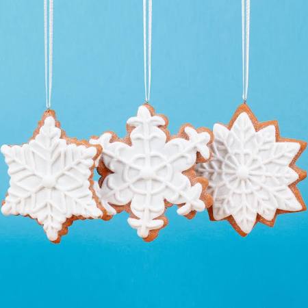 Frosted Gingerbread Ornaments