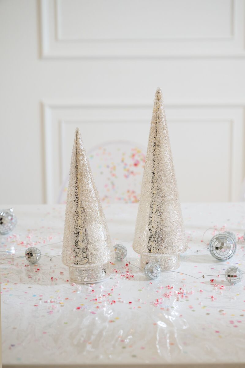 LED Texture Tree - Silver