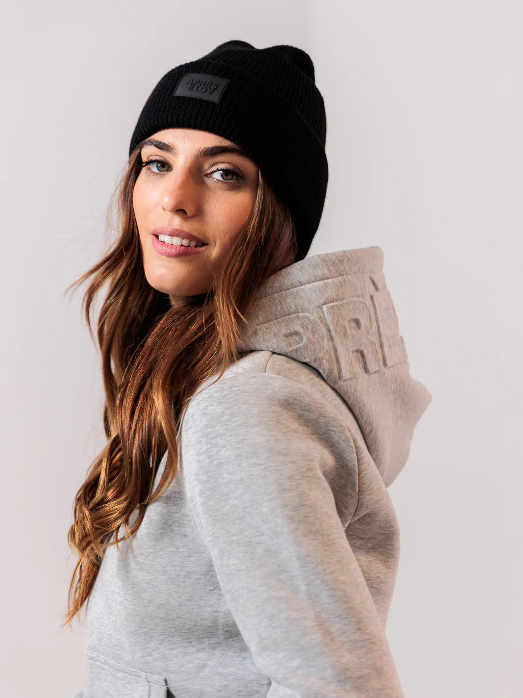 100% Merino Wool Beanie - Black