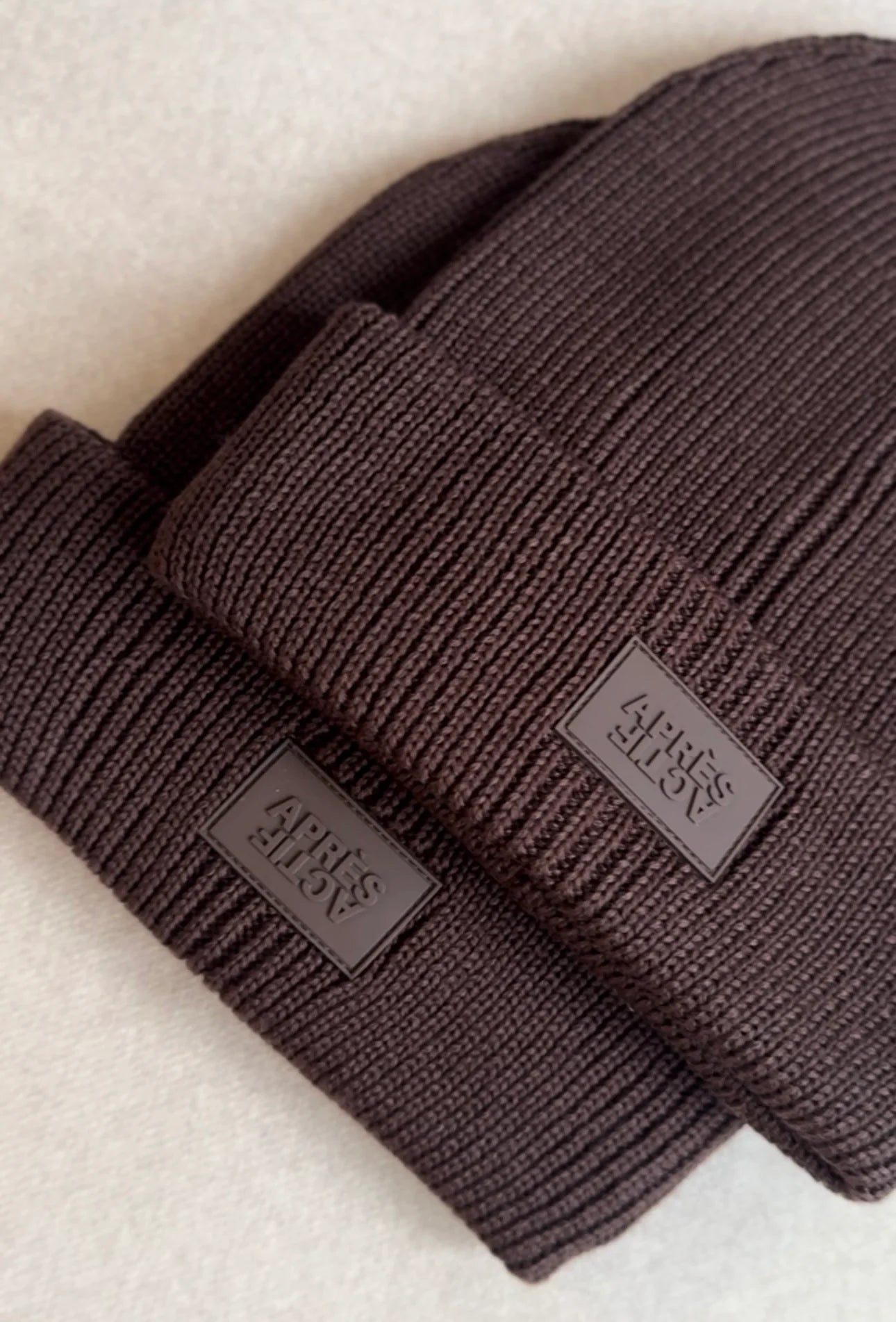 100% Merino Wool Beanie - Espresso