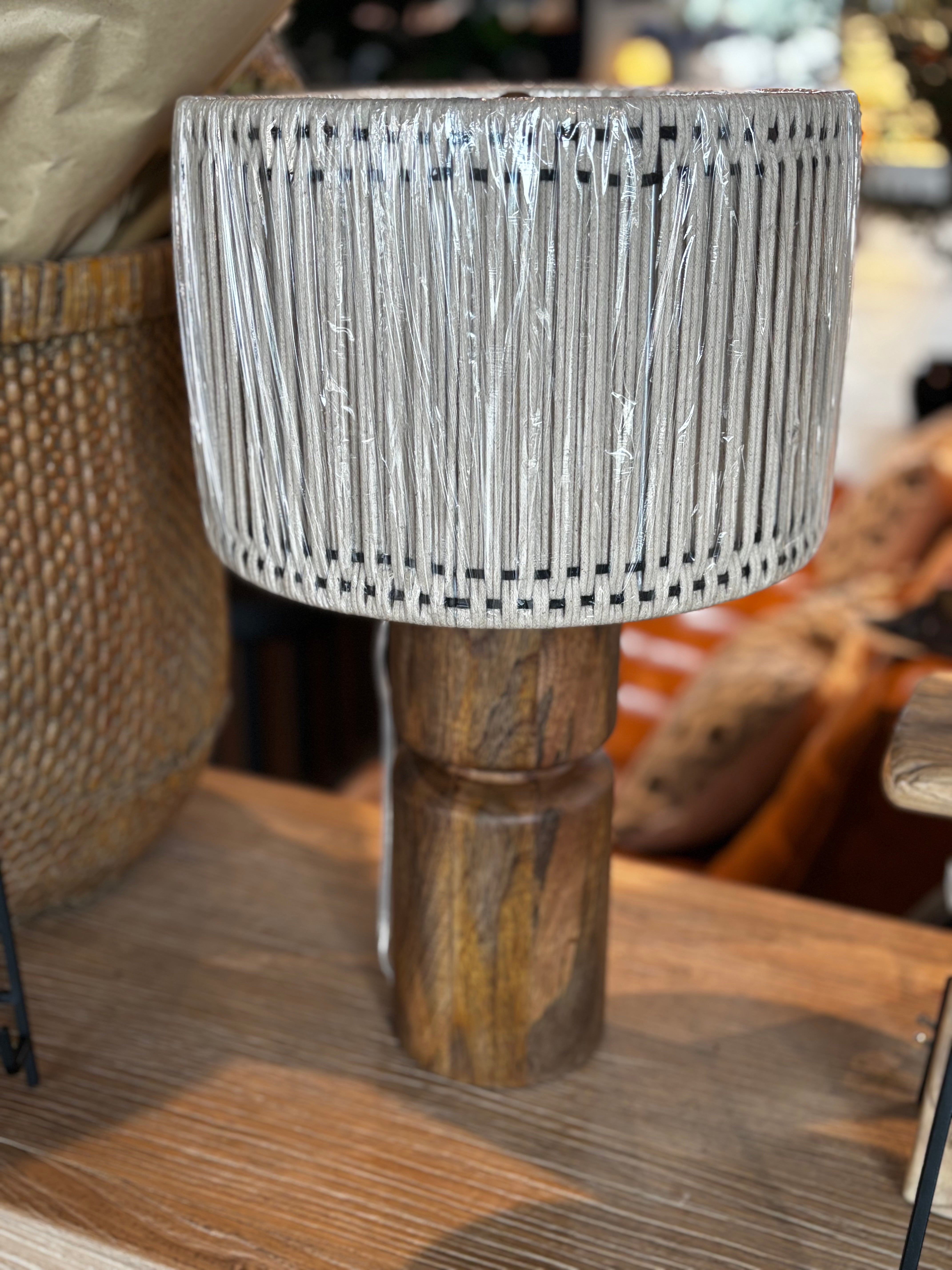 Solid Wood Table Lamp