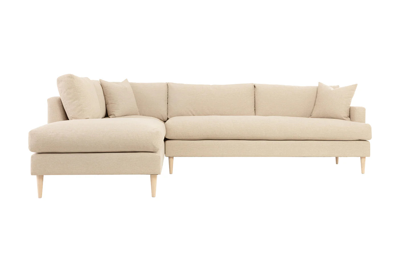 Lucca Sectional -115.5"W x 85.5"D Hemmingway| Cardigan