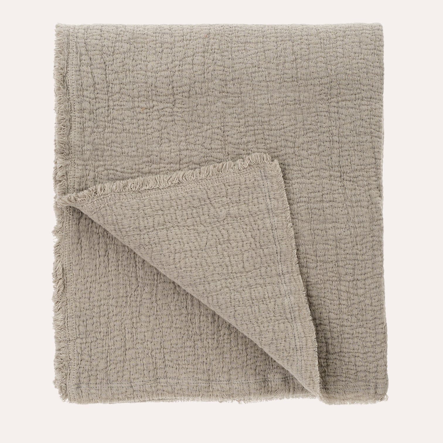 Malabar Throw Blanket -Stone