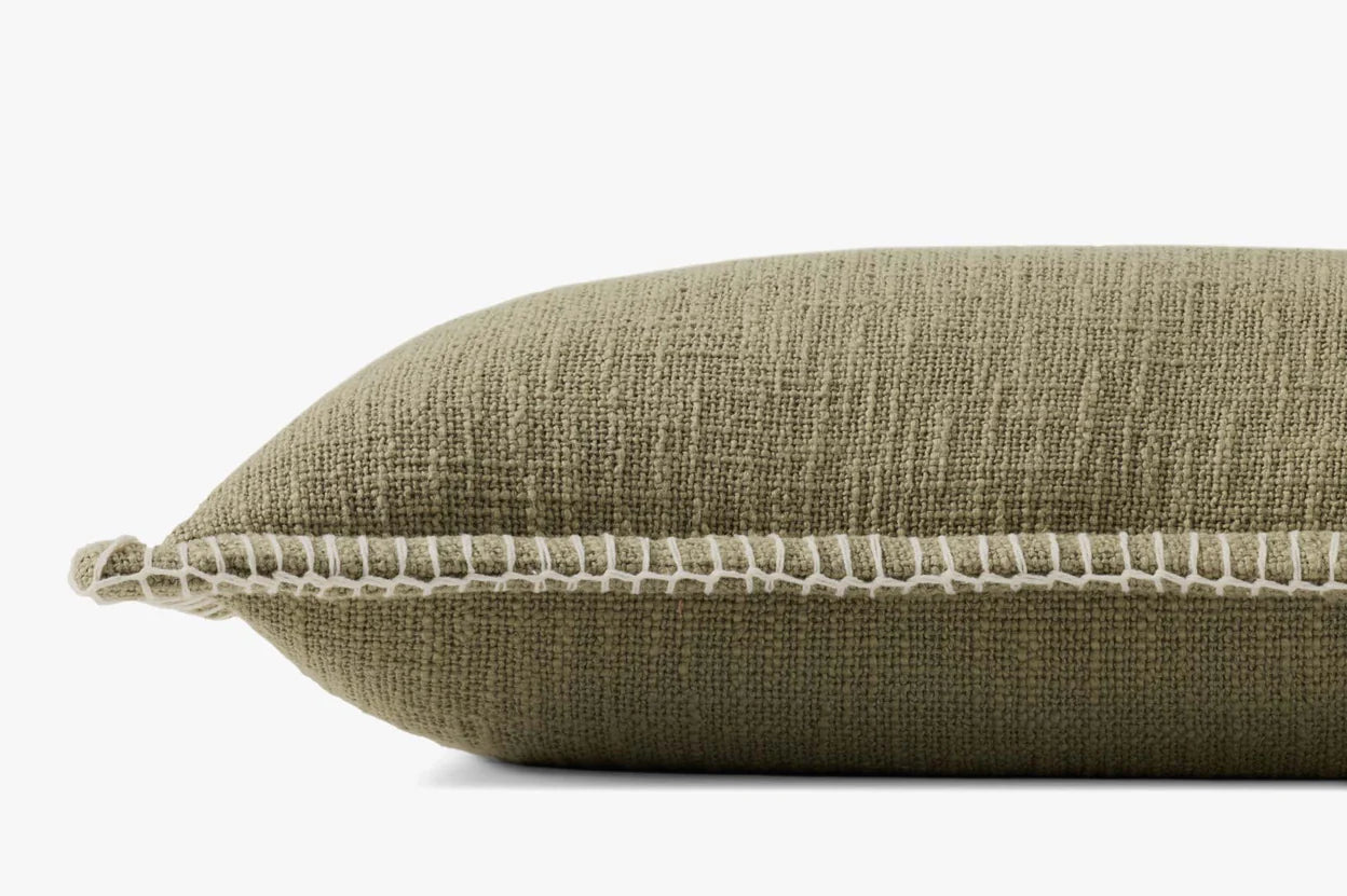 Olive Pillow 22" x 22"