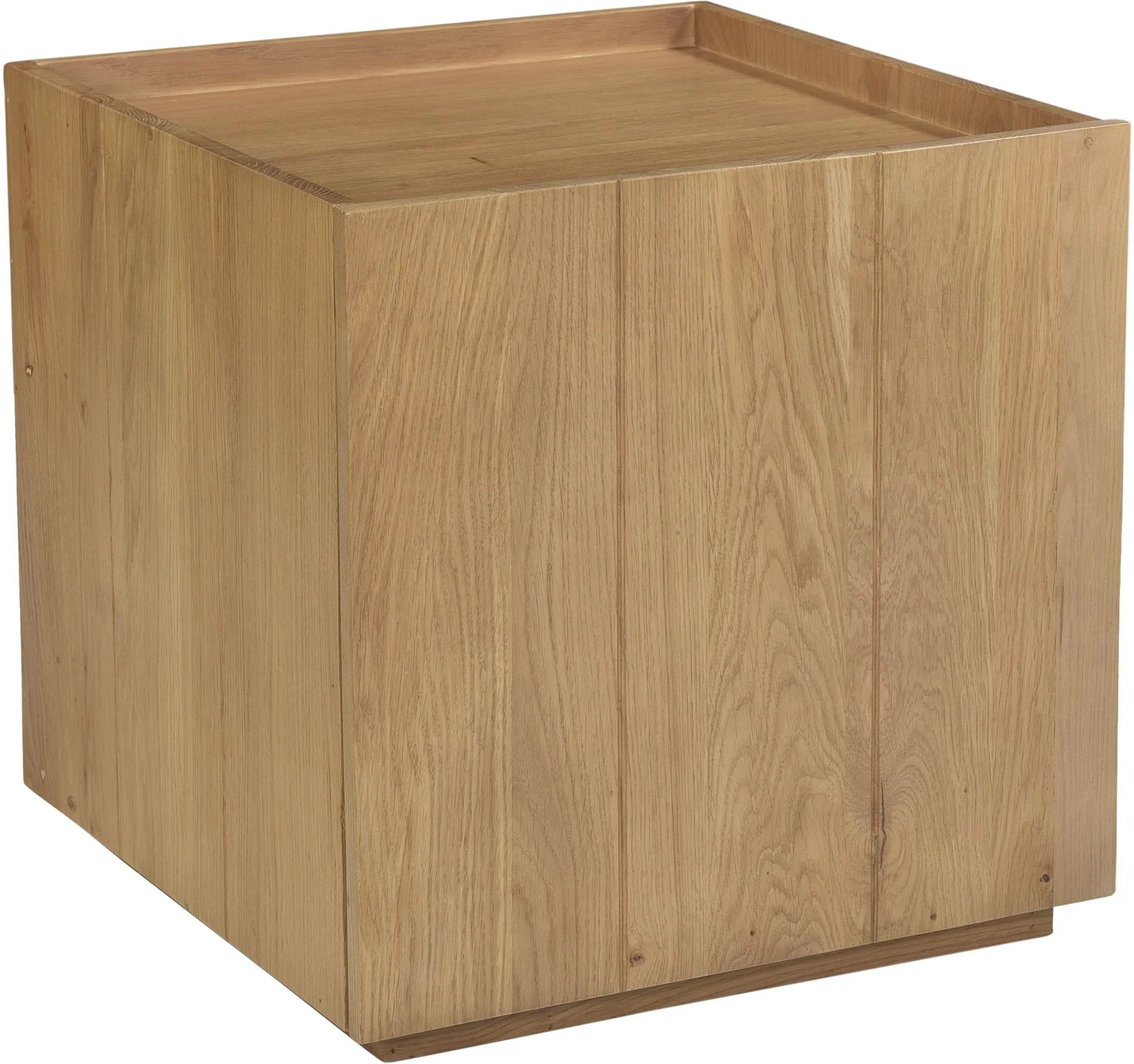 Plank Nightstand -Natural