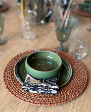 Rattan charger plate