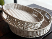 Resin Serving Tray White - Large