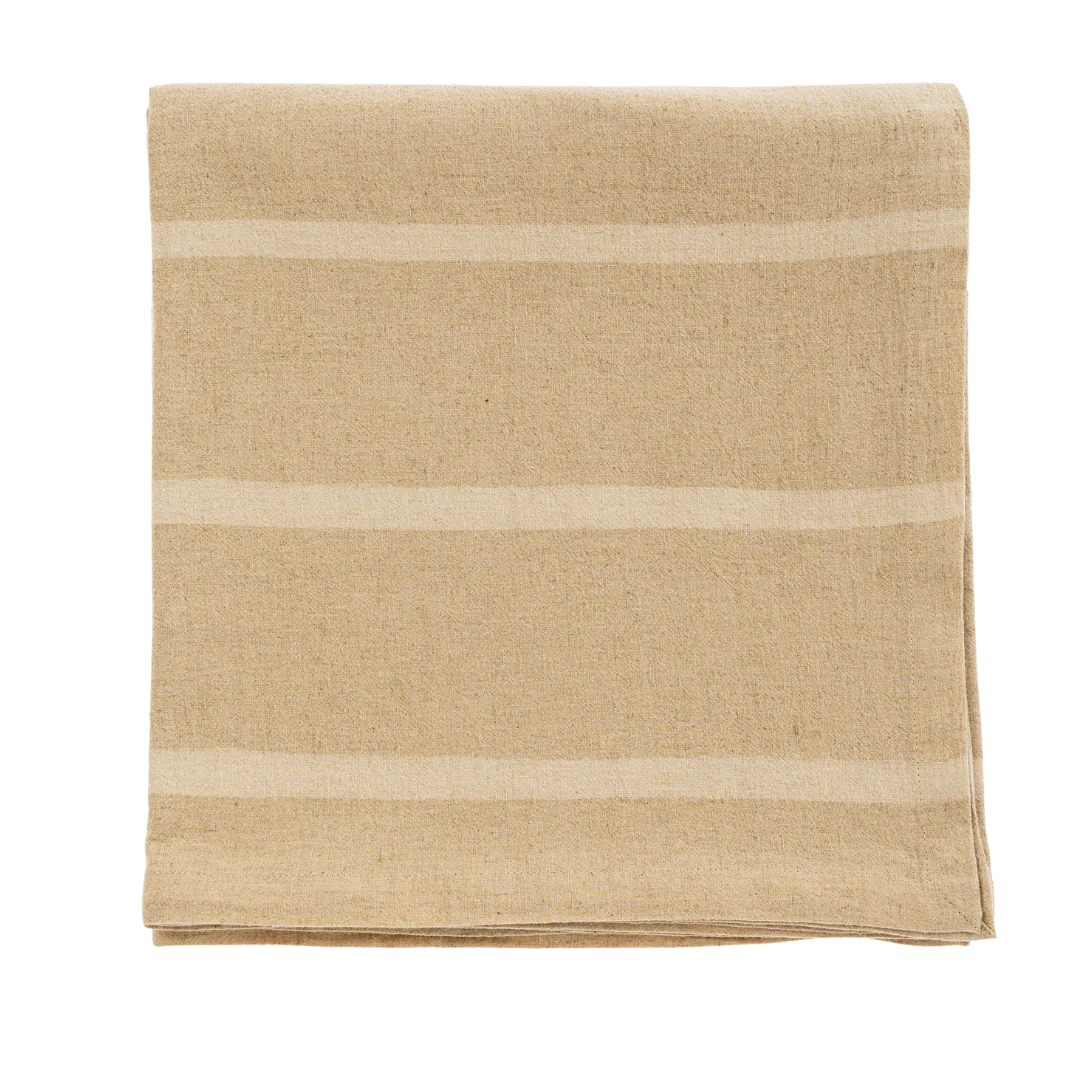 Stripe Tablecloth 100% Linen