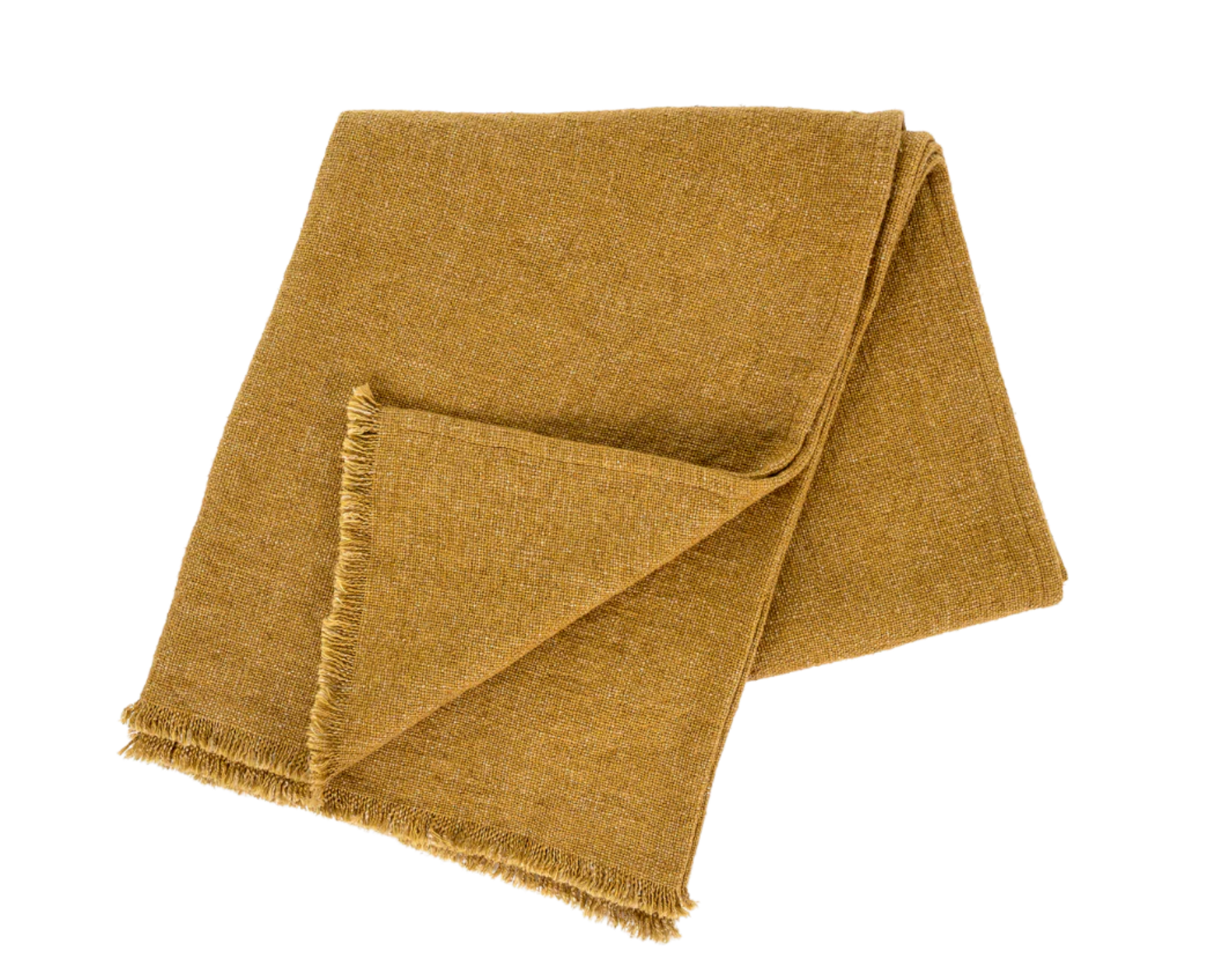 Selena End Bed Blanket | Ochre
